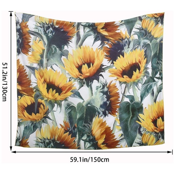 Bright Sunflower Tapestry 🌻 - Picture 6 of 6